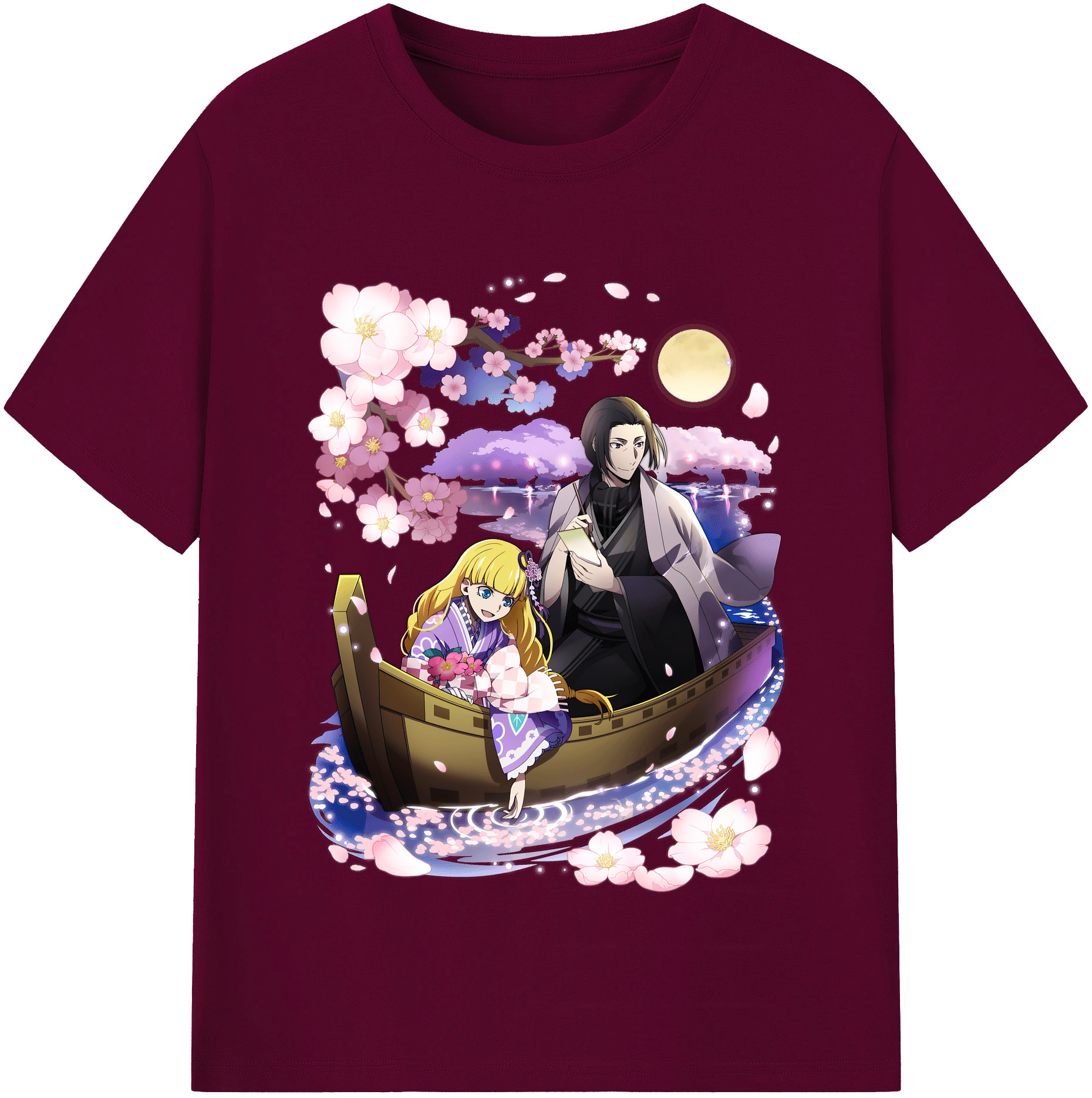（画像用） 文豪ストレイドッグス Bungo Stray Dogs レディースカジュアルプリントTシャツ（綿100％）